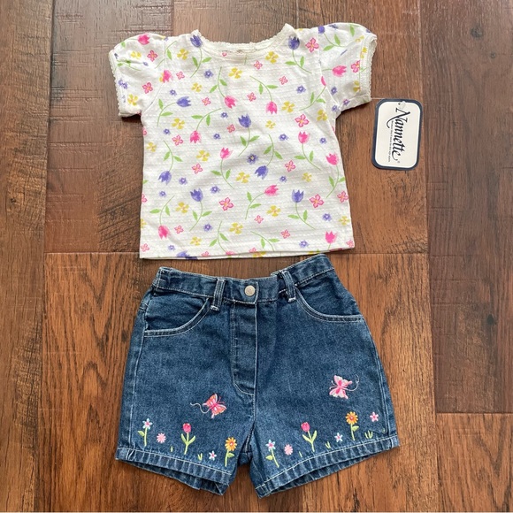 NANNETTE 2-piece outfit, 6-9M, NWT